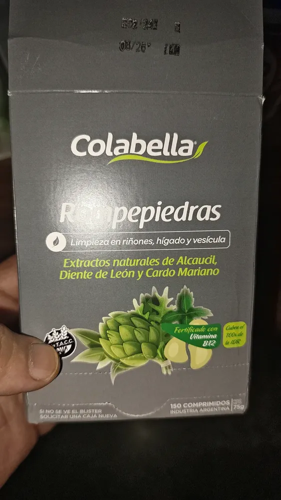 Colabella suplemento rompepiedra blistera x 10 comprimidos