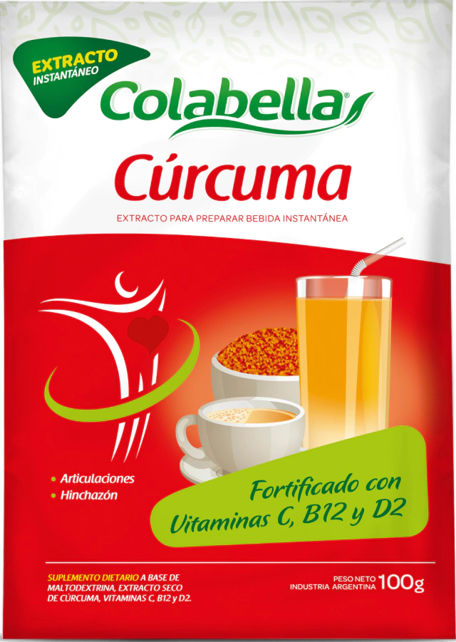 Colabella suplemento cúrcuma blistera x 10 comprimidos