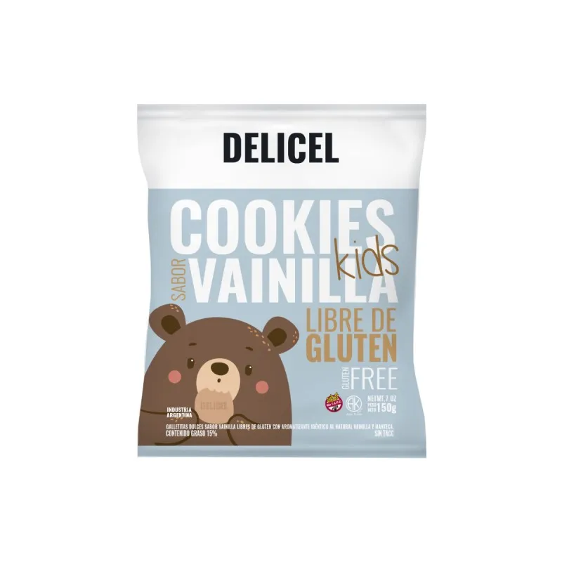 Delicel cookies sabor vainilla