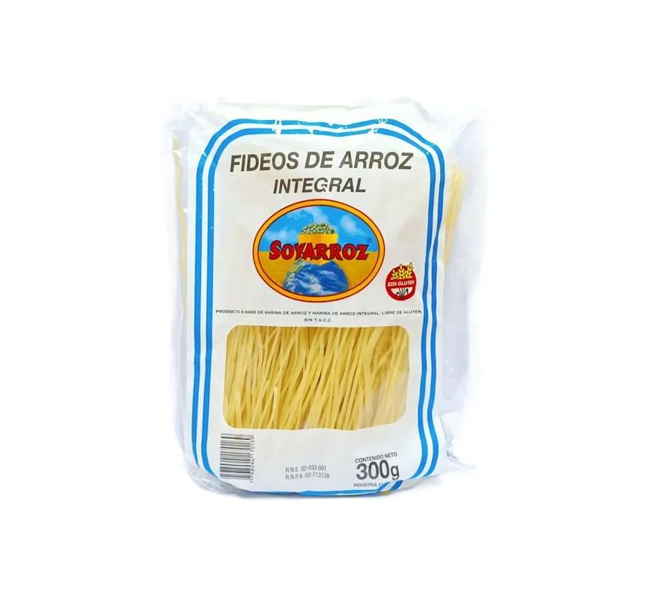 Soyarroz fideo de arroz integral sin tacc