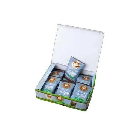Doña Magdalena alfajor chocolate blanco con dulce de leche sin azucar libre de gluten