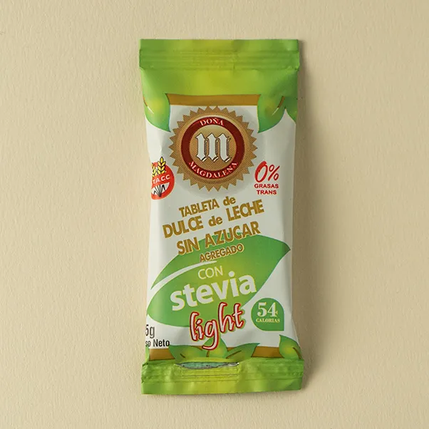 Doña Magdalena tableta de dulce de leche con stevia libre de gluten