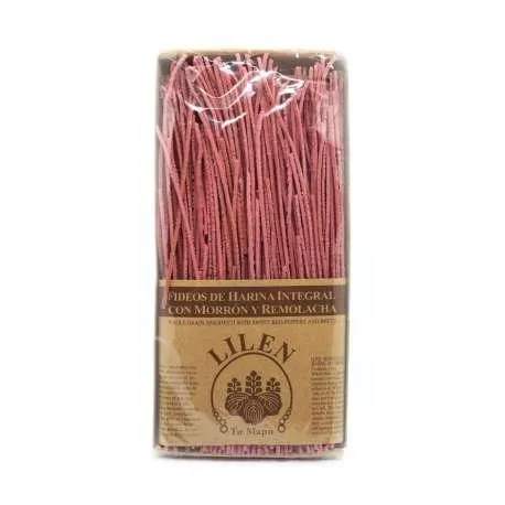 Lilen fideos de harina integral soja y algas