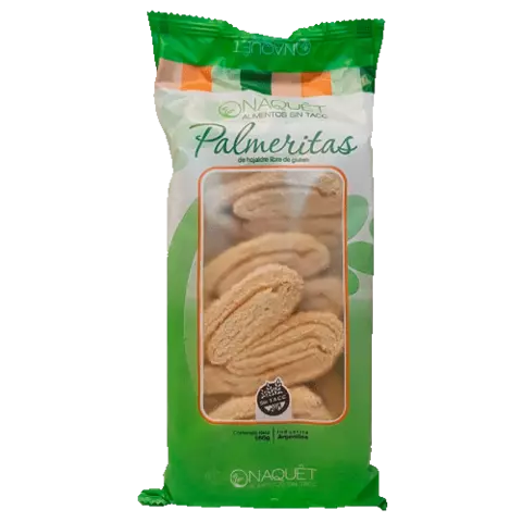 Naquet palmeritas de hojaldre