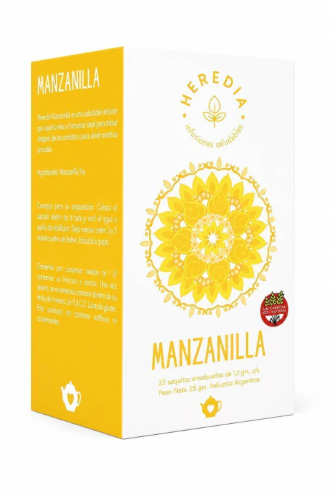 Heredia té manzanilla