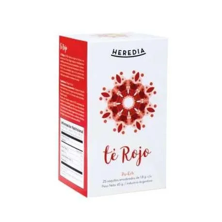 Heredia té rojo