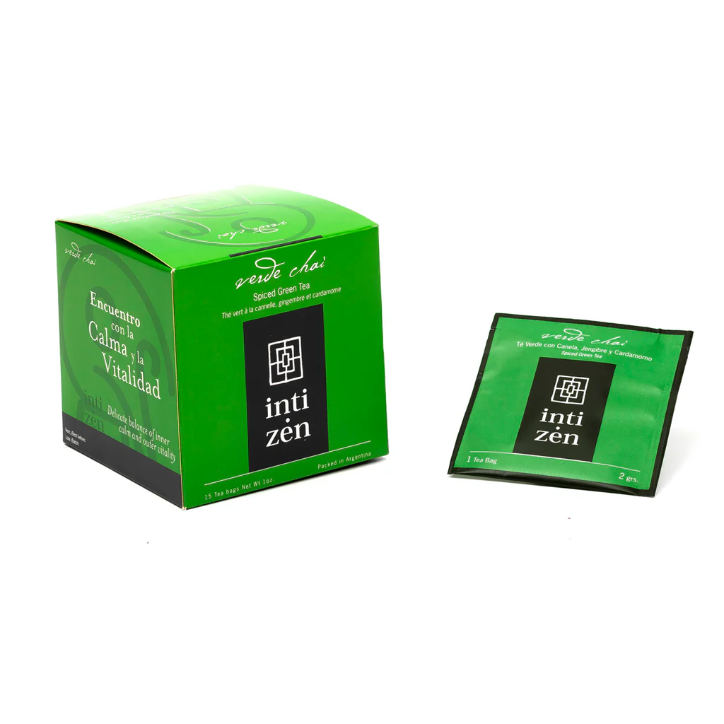 Intizen té verde chai 15 saquitos