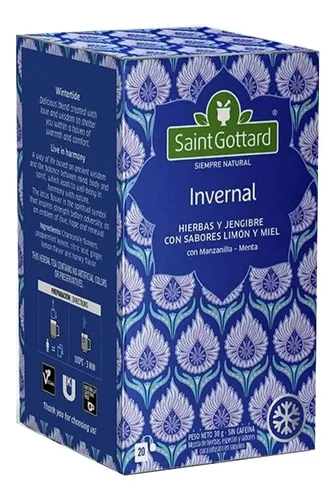 Saint Gottard té invernal x20 saquitos