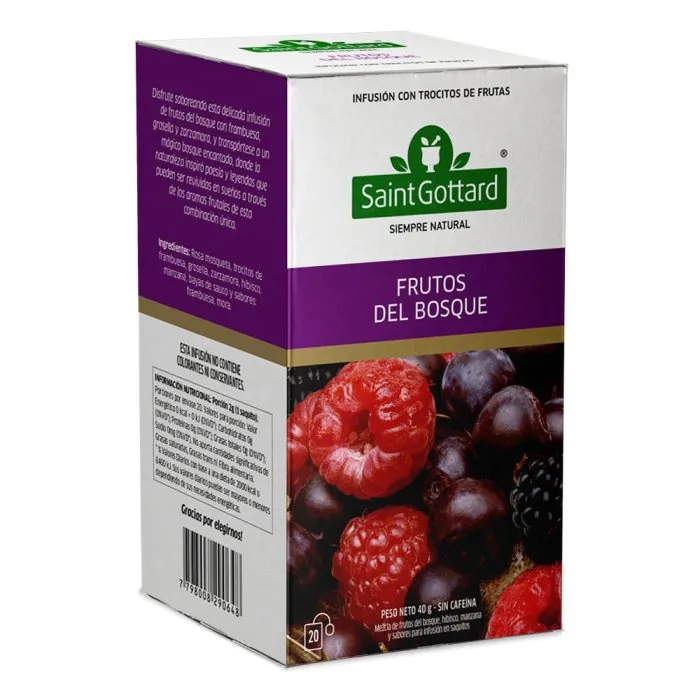 Saint Gottard té frutos del bosque x20 saquitos