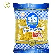 Blue patna pastas de harina de arroz tirabuzones