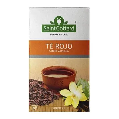 Saint Gottard té rojo con vainilla x20 saquitos