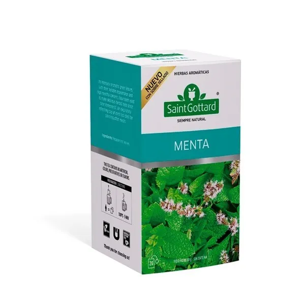 Saint Gottard té menta x20 saquitos