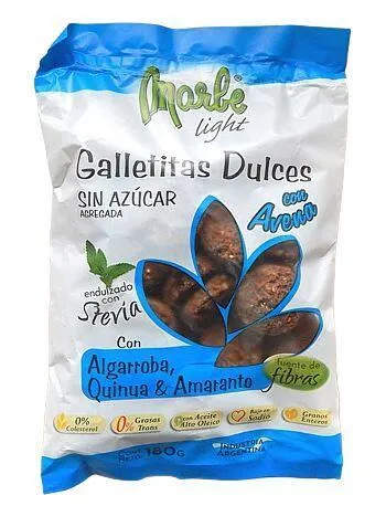 Marbe galletitas sin azúcar chocolate 190g