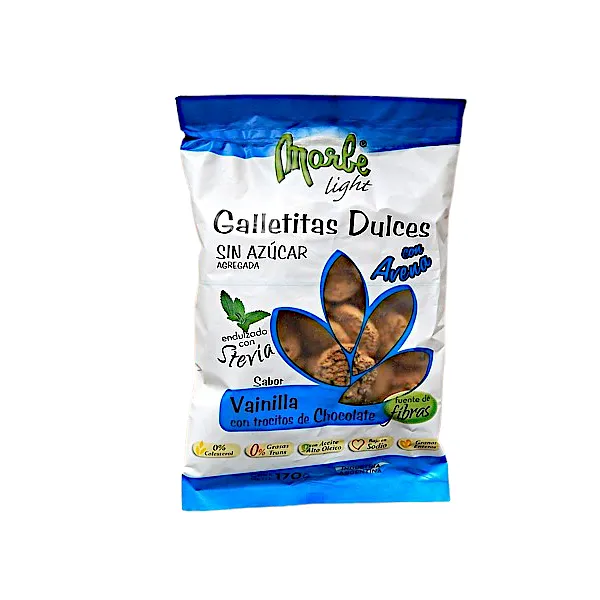Marbe galletitas sin azúcar vainilla con chips de chocolate 190g