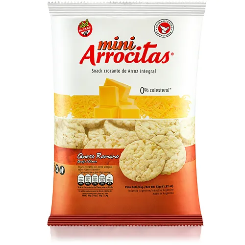 Mini arrocitas finas queso romano sin tacc 42g