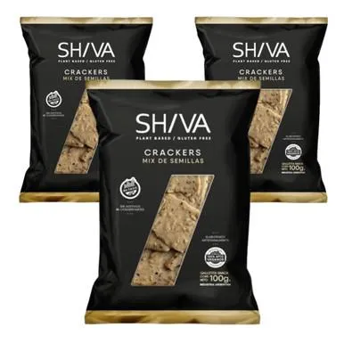 Shiva crackers mix de semillas sin tacc 100g