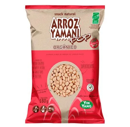 YingYang arroz yamani inflado sin gluten 80g