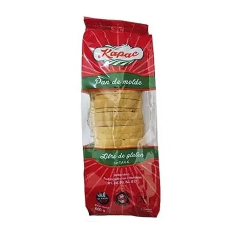 kapac pan de molde libre de gluten 600g