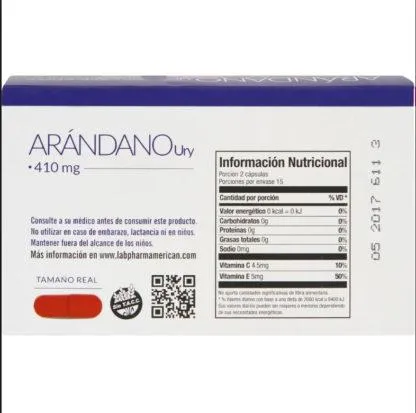 VITAMINWAY - ARANDANO URY X 30 CAP