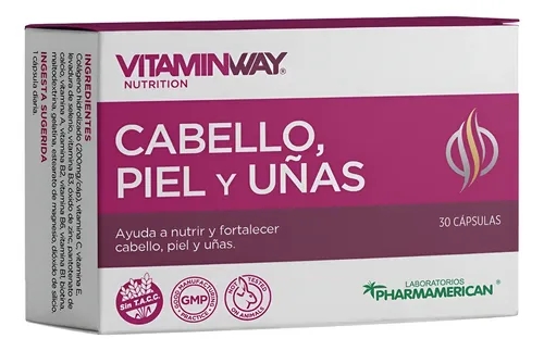 CABELLO, PIEL Y UÑAS X 30 CÁP