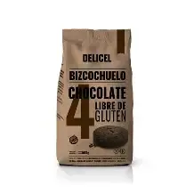 Delicel premezcla libre de gluten número 4 bizcochuelo de chocolate