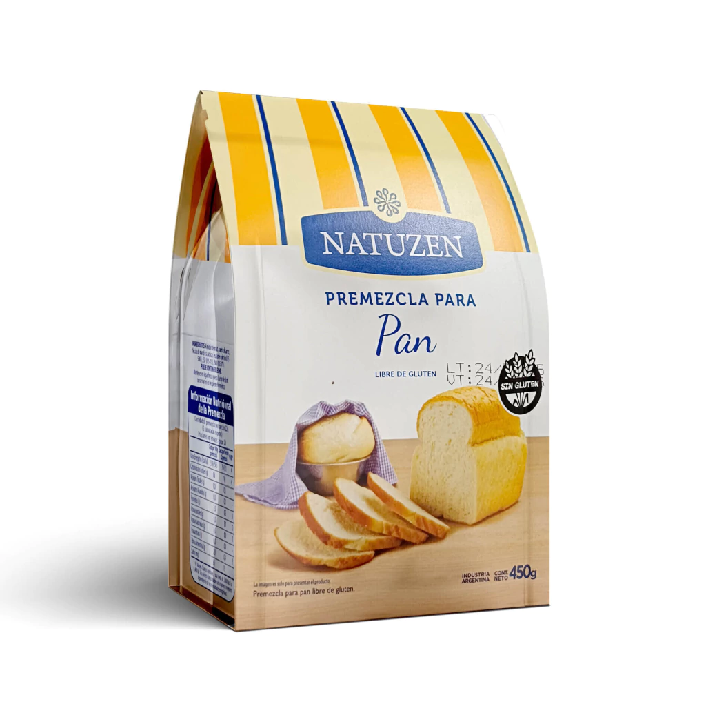 Natuzen premezcla para pan libre de gluten