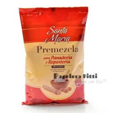 Santa María premezcla para panadería y repostería libre de gluten 1kg