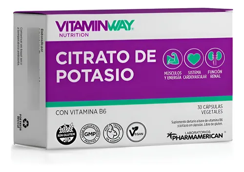 CITRATO DE POTASIO x 30 CAPS