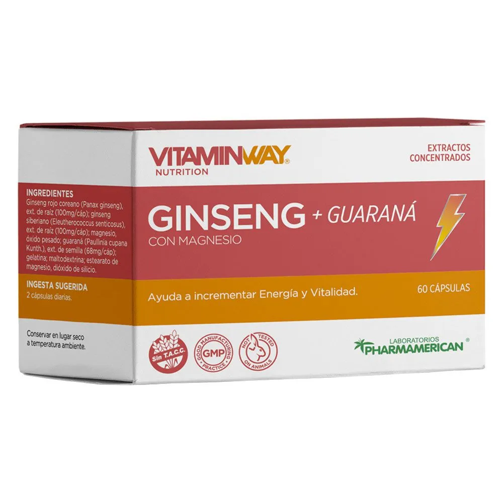 GINSENG + GUARANÁ X 60 CÁP
