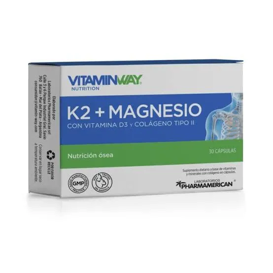 K2 + MAGNESIO CON VIT D3 + COLAGENO TIPO 2