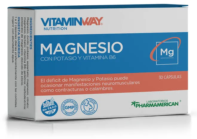 MAGNESIO CON POTASIO X 30 CAP