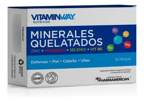 MINERALES QUELATADOS X 30 CAP