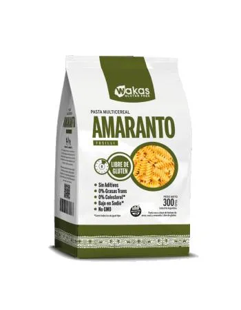Wakas pasta multi cereal sin tacc amaranto