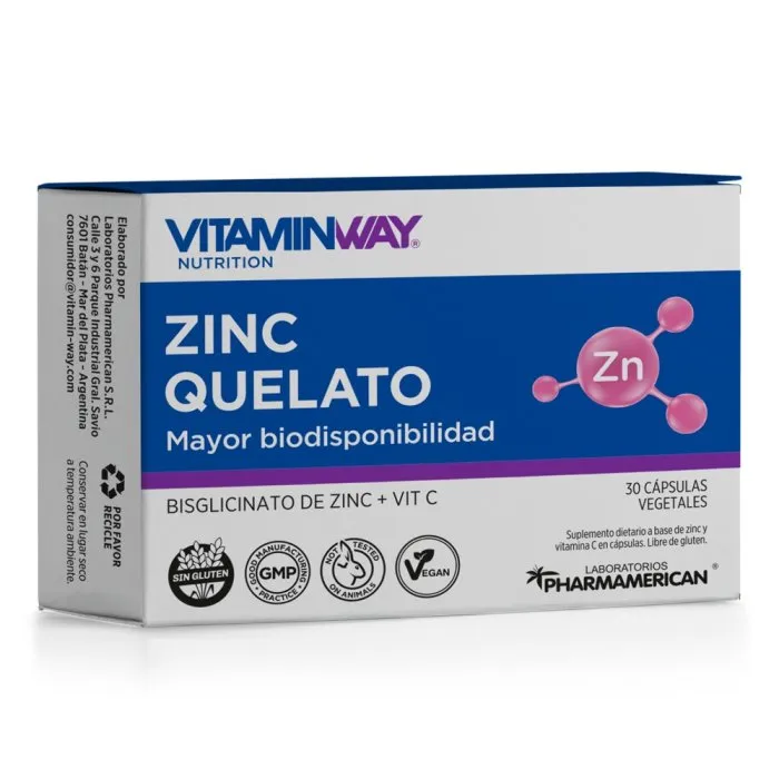 ZINC QUELATO x 30 CAP