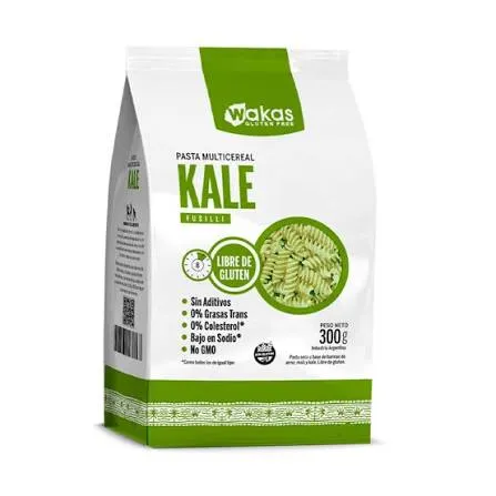 Wakas pasta multi cereal sin tacc kale