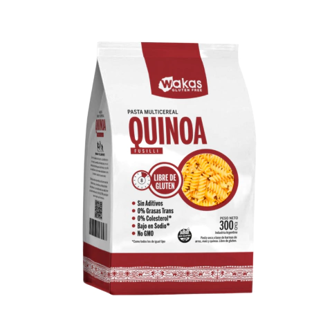 Wakas pasta multi cereal sin tacc quinoa