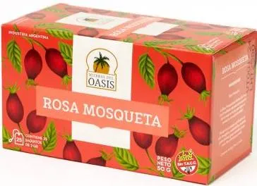 Oasis infusiones x 25 Rosa Mosqueta (Antioxidante, refuerza las defensas y multivitamínico)