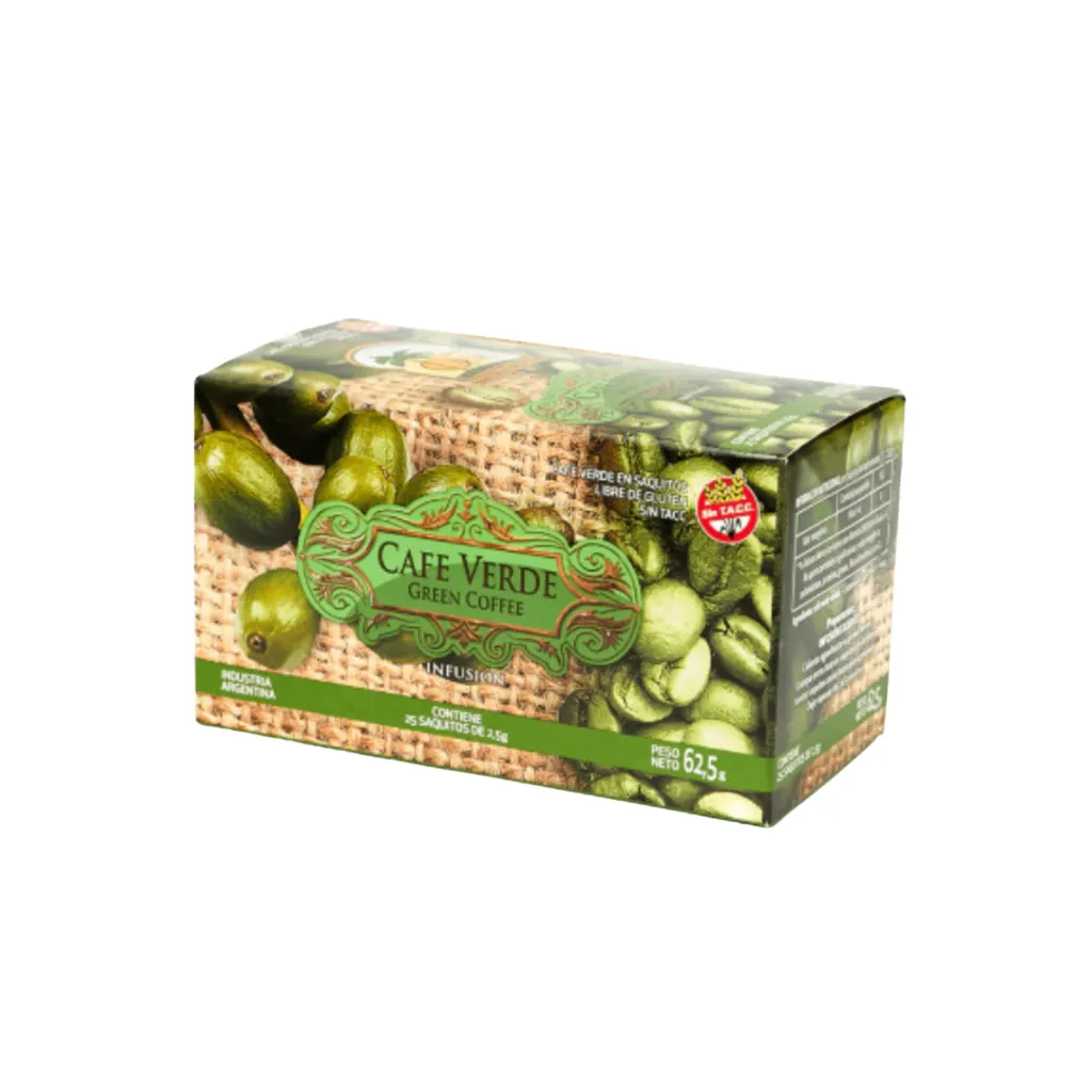Oasis infusiones x 25 Café Verde (Adelgazante natural, disminuye el colesterol)