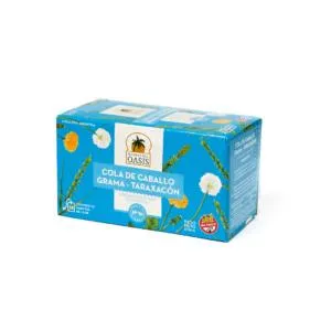 Oasis infusiones x 25 Mezcla N°10 - Diurética (Cola de caballo, grama y diente de león)