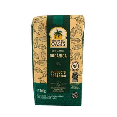 Oasis Yerba Mate 500g Premium (La más alta calidad artesanal, 3 años de estacionamiento, de exquisito sabor)