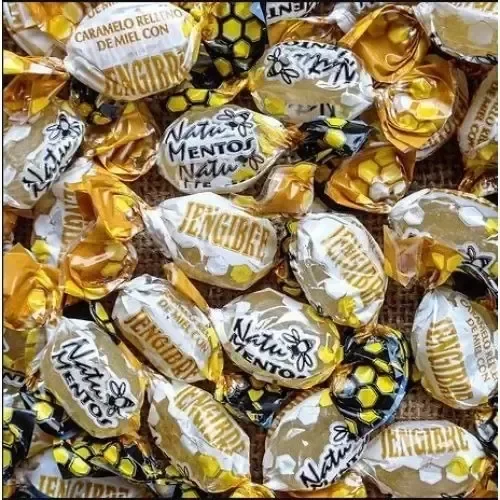 Caramelos de jengibre y miel 100g