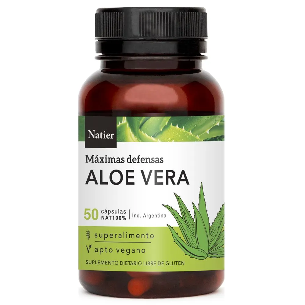 NATIER - ALOE VERA x 50 CÁPSULAS