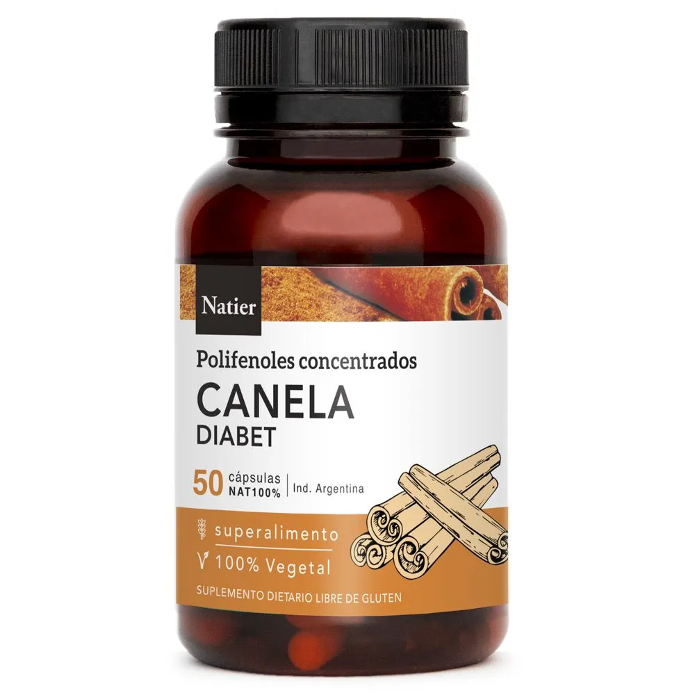 NATIER - CANELA DIABET x 50 CAPS