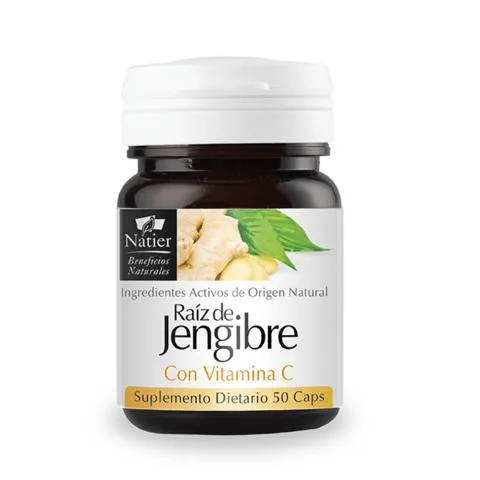 NATIER - JENGIBRE VIT C x 50 CAPS
