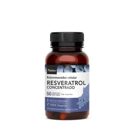 NATIER - RESVERATROL x 50 CAPSULAS