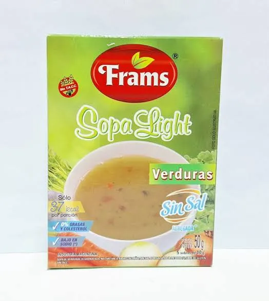 Frams sopa de verdura x 5 sobres