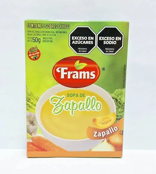 Frams sopa de zapallo x 5 sobres