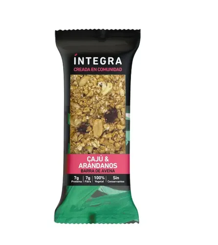 Integra barrita - caju y arandano