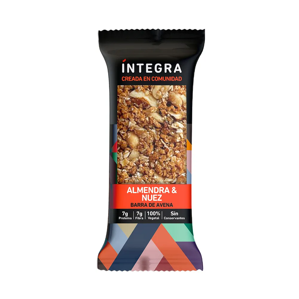 Integra barrita - almendra y nuez