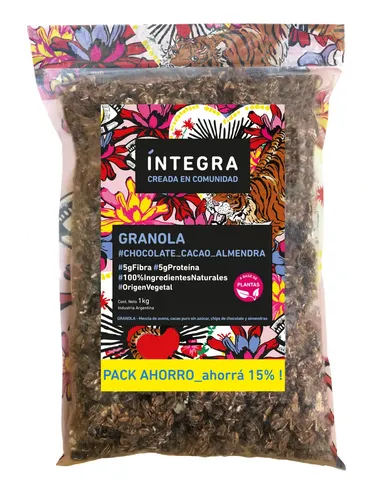 Integra granola xKg de chocolate y almendras